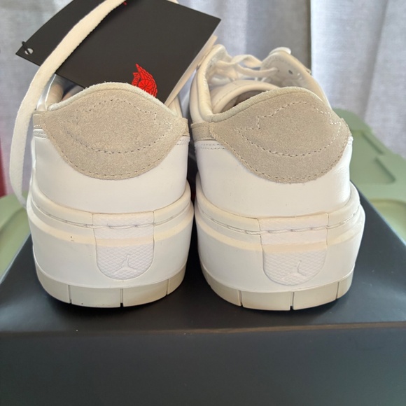 New in Box Nike Air Jordan 1 Elevate Low sneaker platform size 9 white grey gray - Picture 12 of 16